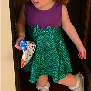 Custom Little Mermaid Toddler Dress -3T